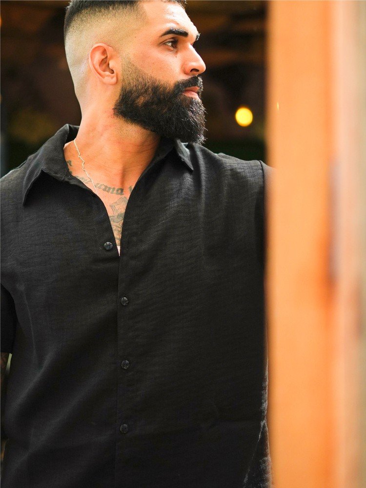 Camisa de Linho Black - Imagem 2