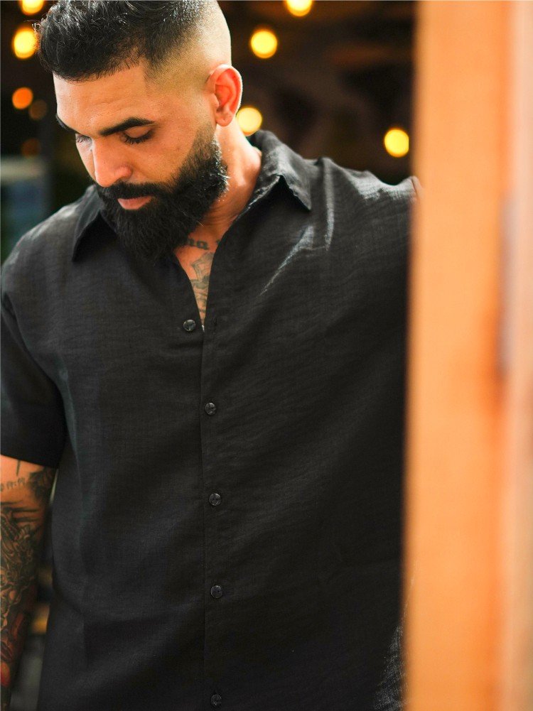 Camisa de Linho Black - Imagem 4