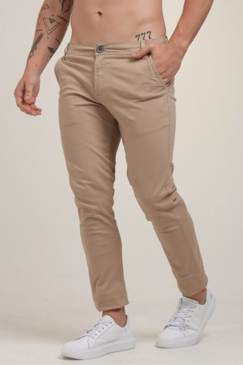 Calça Chino Bege