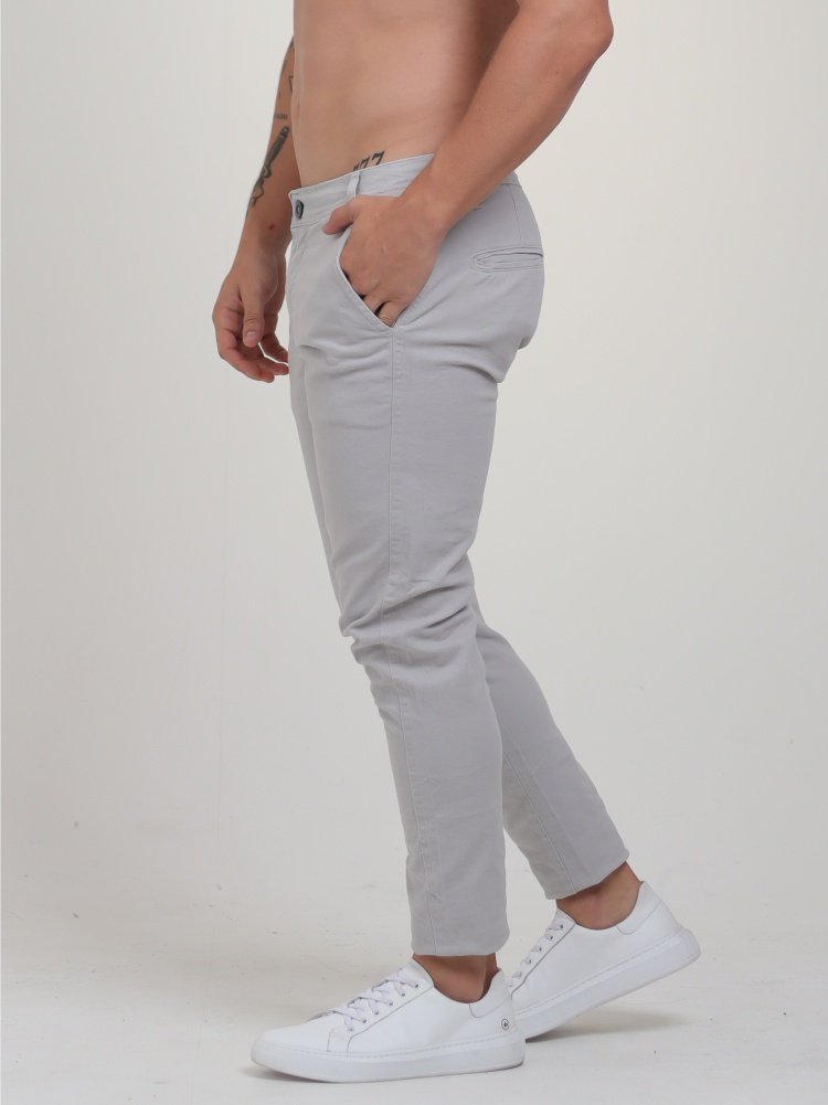 Calça Chino Branco Gelo - Imagem 3