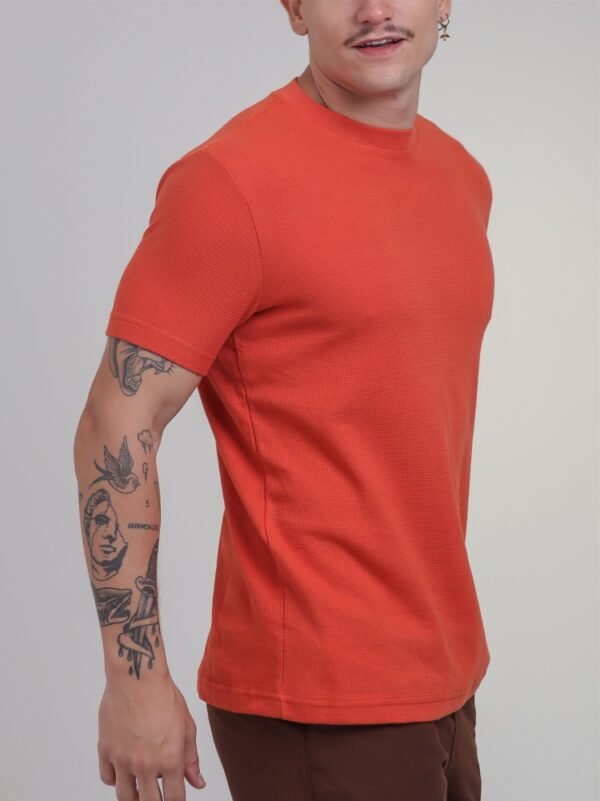 Camiseta Tricot Eleganza Laranja - Imagem 2