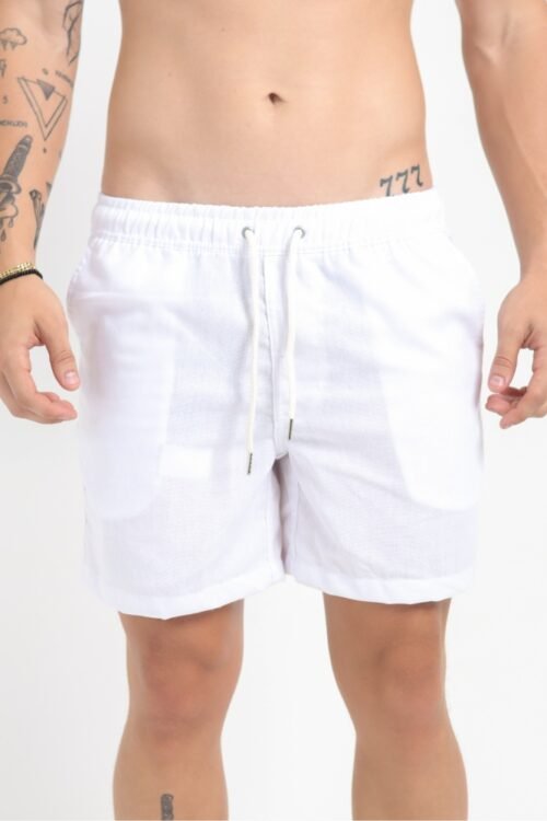 Short Linho Branco