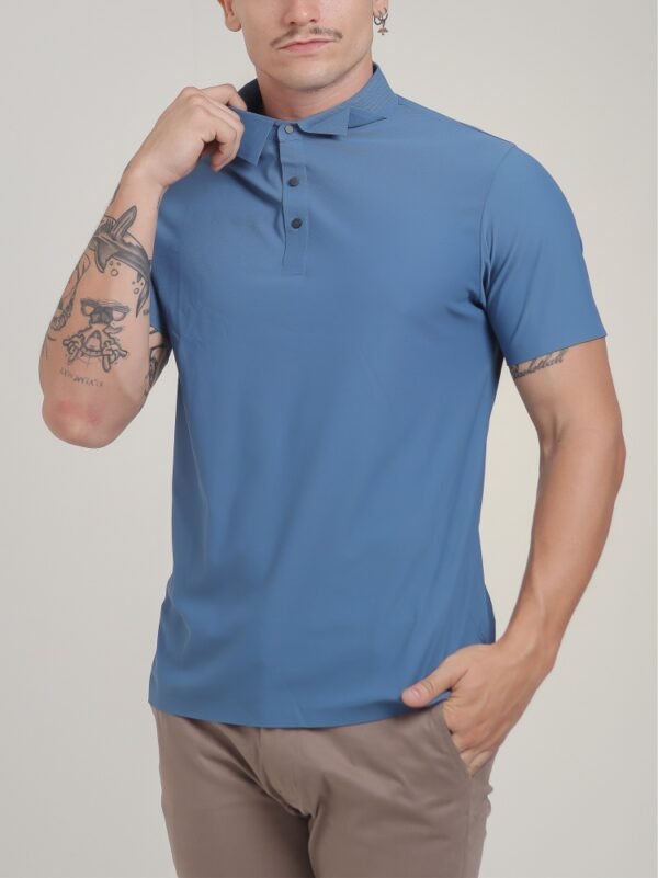 Tech Polo Barca Azul