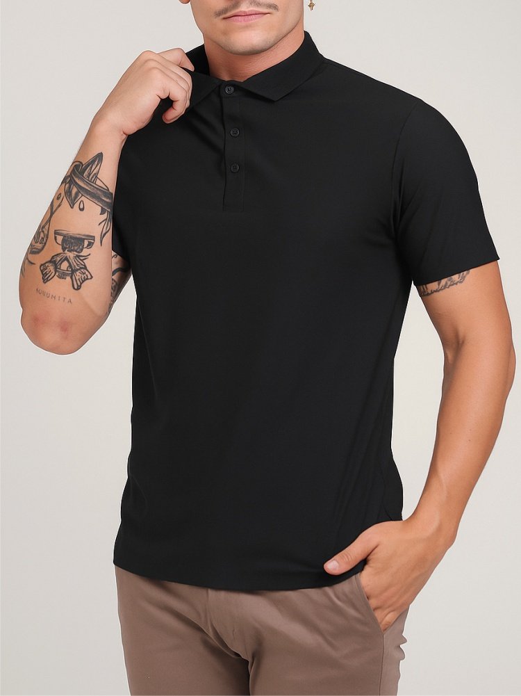 Tech Polo Barca Preto