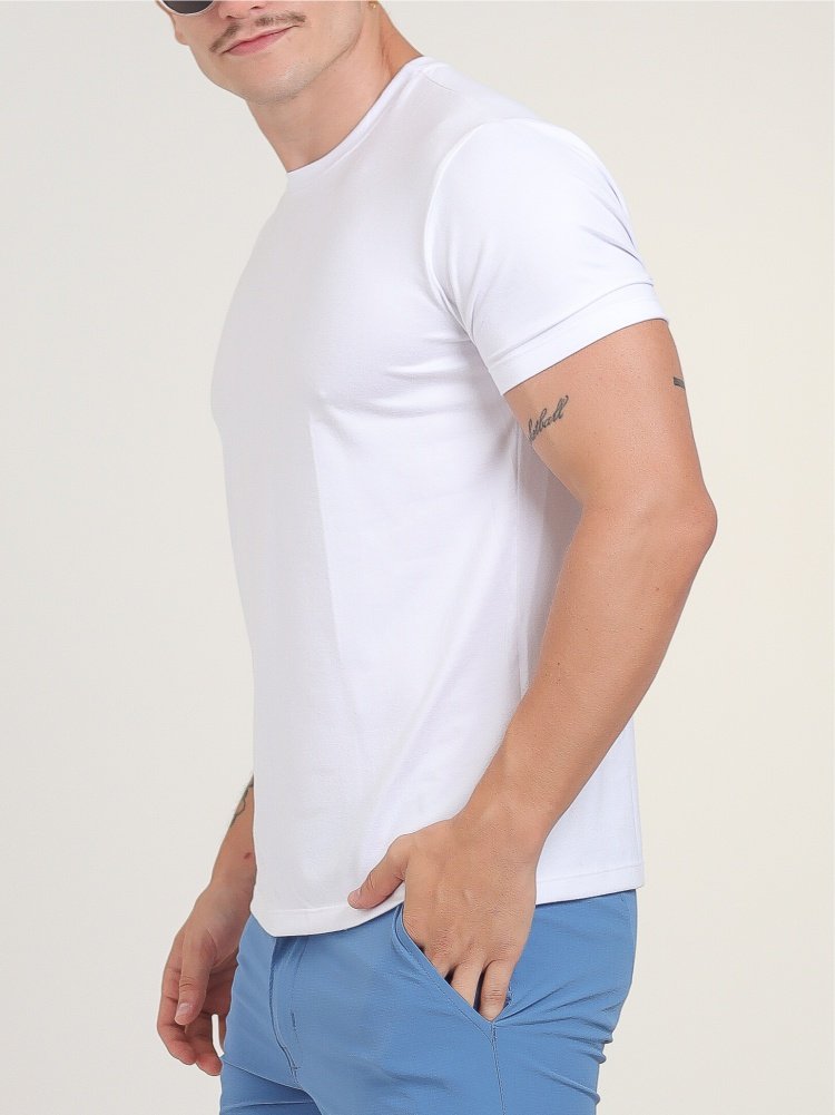 Tech T-shirt Vellutato Branca - Imagem 2