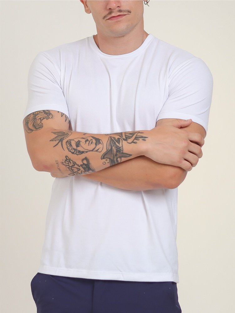 Tech T-shirt Vellutato Branca