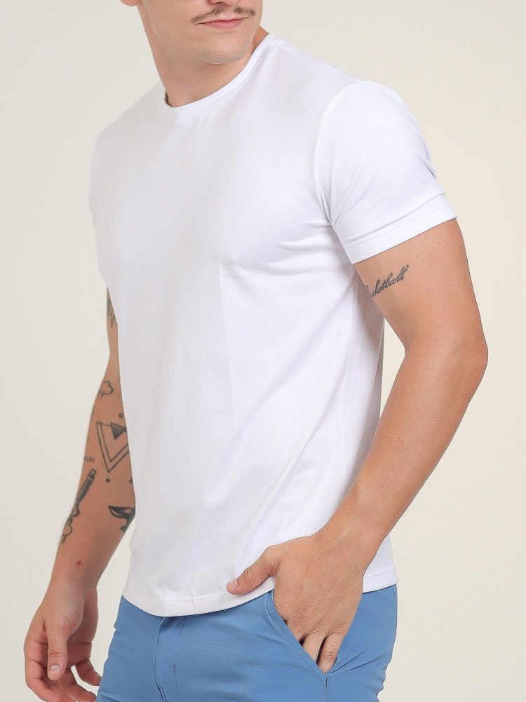 Tech T-shirt Vellutato Branca - Imagem 3