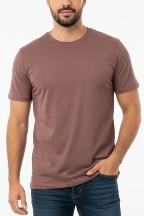 Tech T-shirt Vellutato Marrom