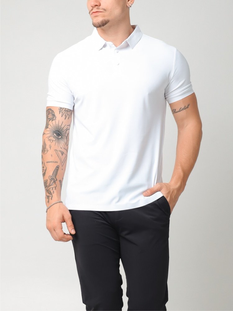 Tech Polo Barca Branca - Imagem 2