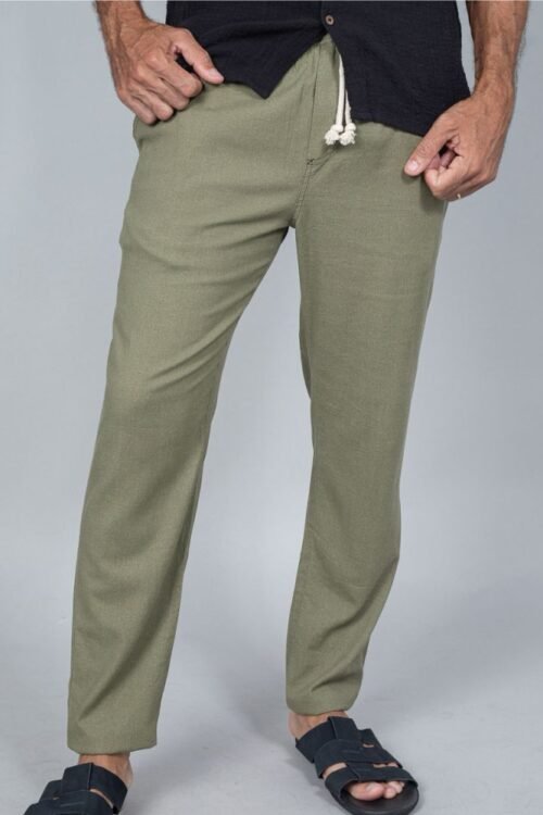 Calça de Linho Noronha Verde