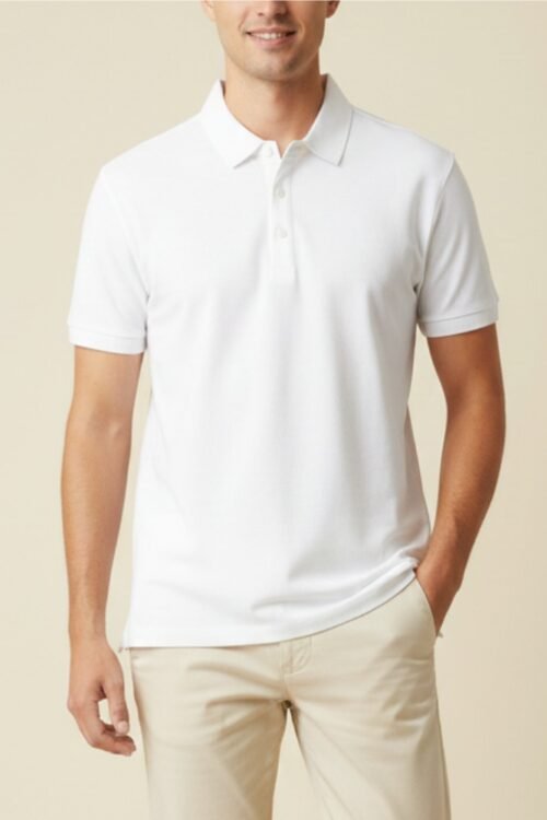 Tech Polo Texturizada Barca Off White