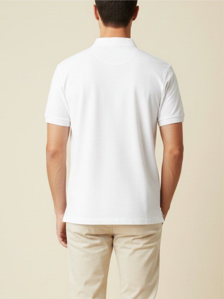 Tech Polo Texturizada Barca Off White - Imagem 3