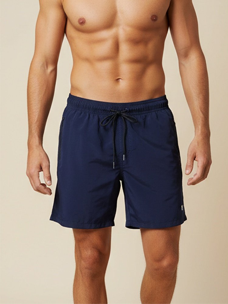 Short Tactel Azul Marinho