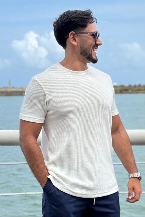 Camiseta Tricot Imperial Off White