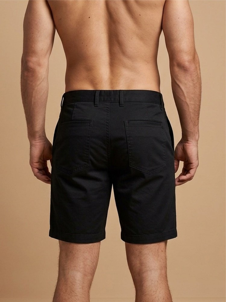 Short de Sarja Preto - Imagem 3